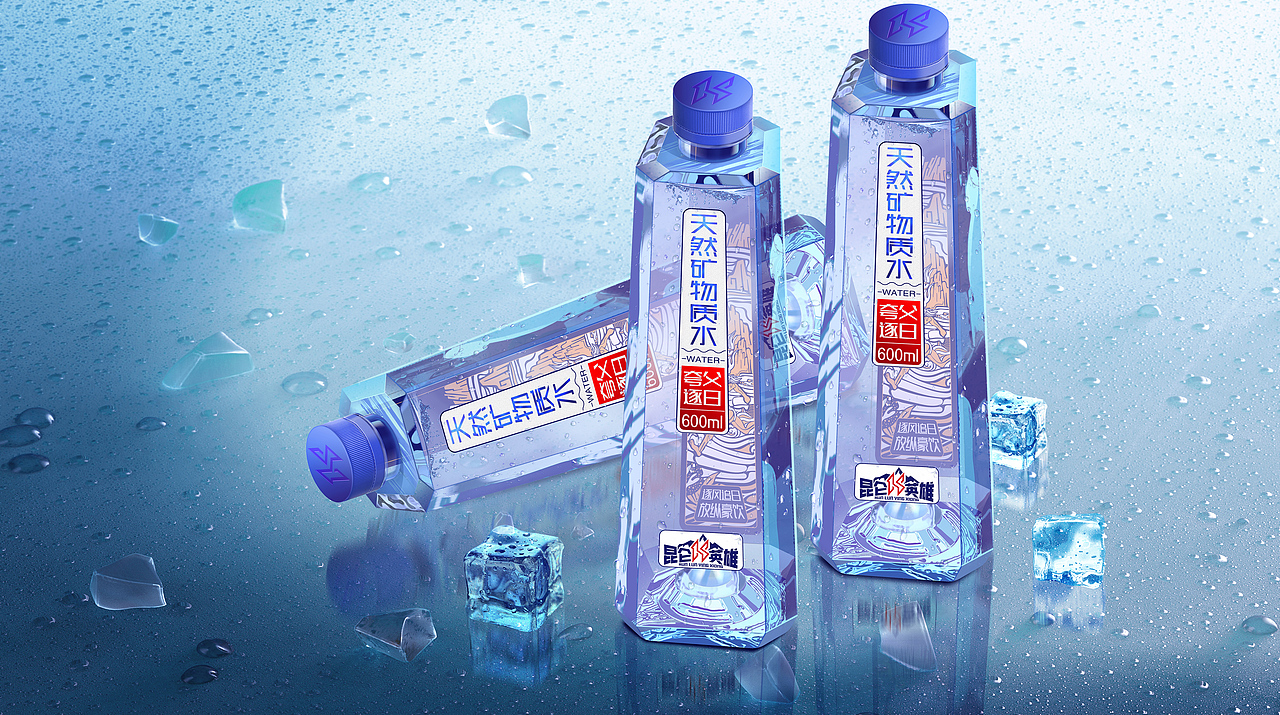 昆仑英雄水品牌包装设计