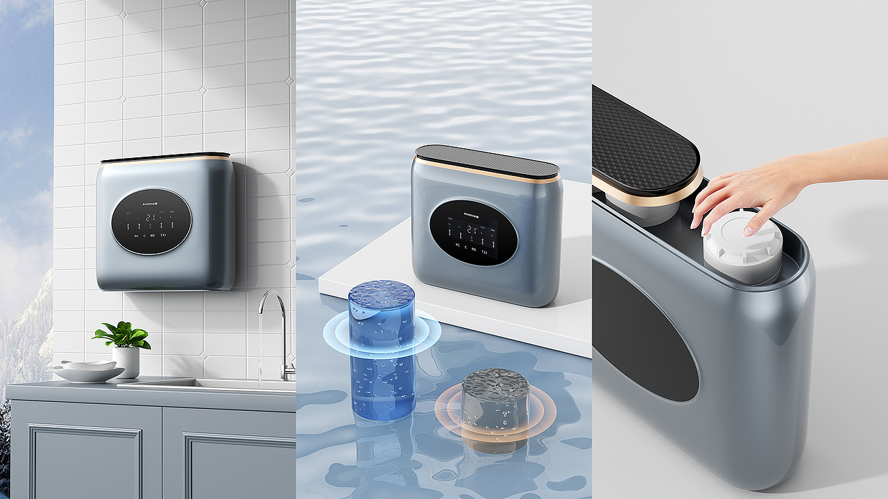 净水产品丨C4D+Corona渲染（图ZMzA1MzQ5MDk2） - 产品 - 站酷设计师傻傻熊熊不怕怕原创素材 - 站酷ZCOOL