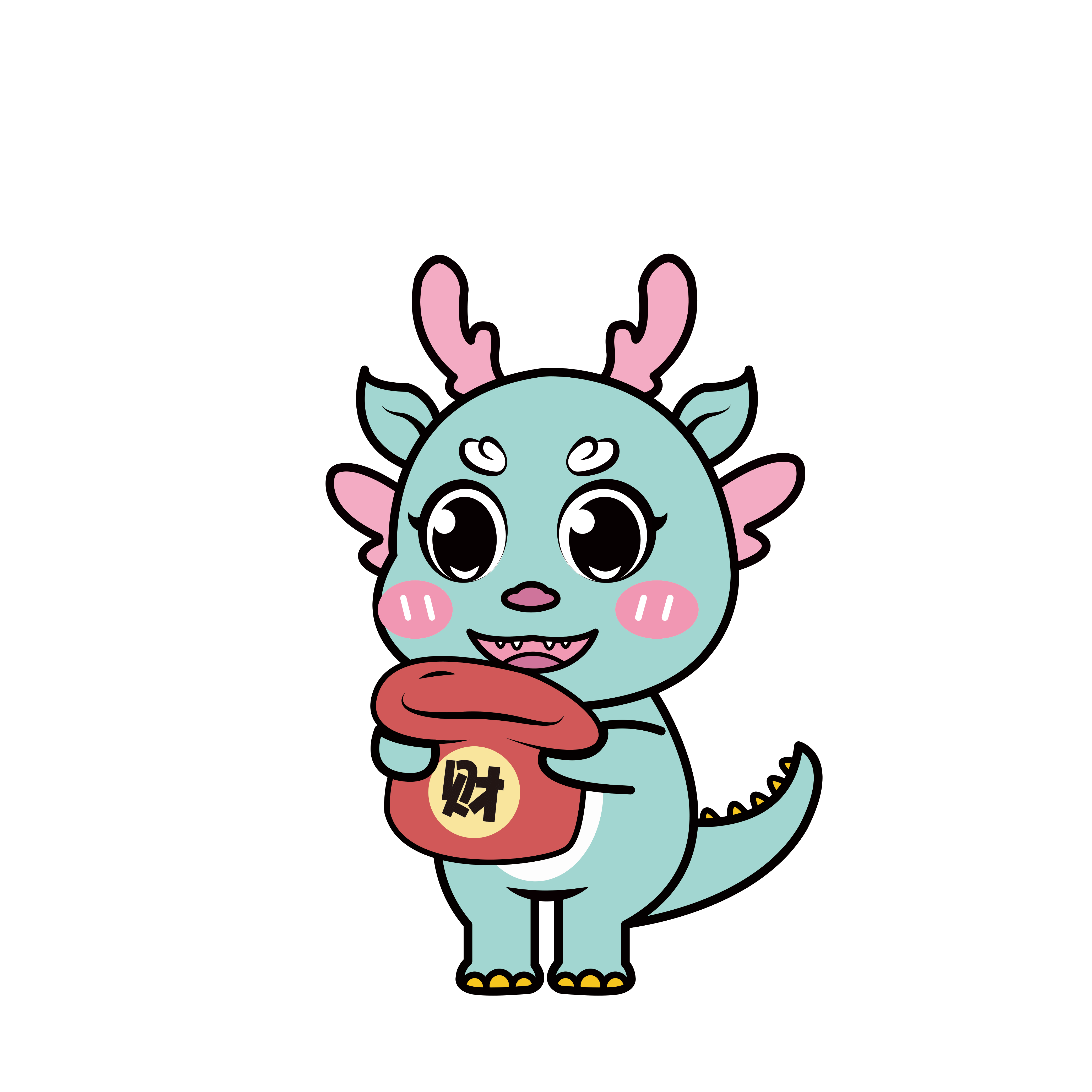 荣荣龙IP形象新年表情包（图ZMzQ3ODA3OTE2） - 商业插画 - 站酷设计师西西柚籽原创素材 - 站酷ZCOOL