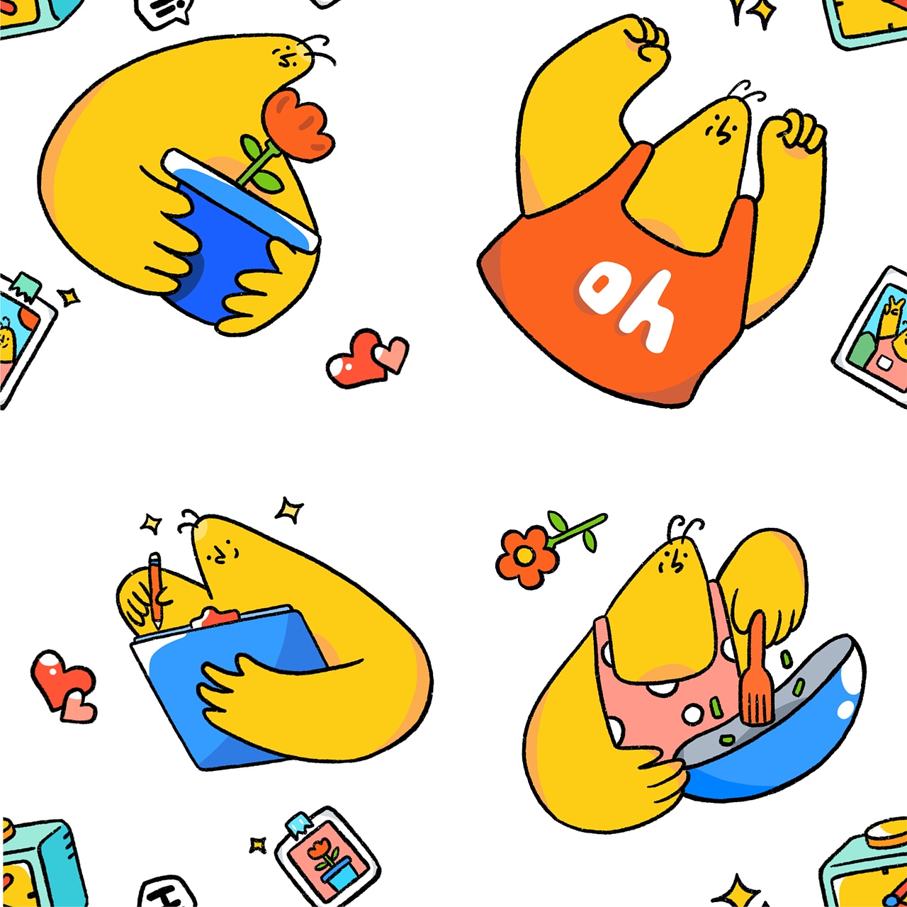 原创IP-橙宝儿童印花（图ZMzM2MzYwNzAw） - 儿童插画 - 站酷设计师星星志愿者ESKIMO原创素材 - 站酷ZCOOL