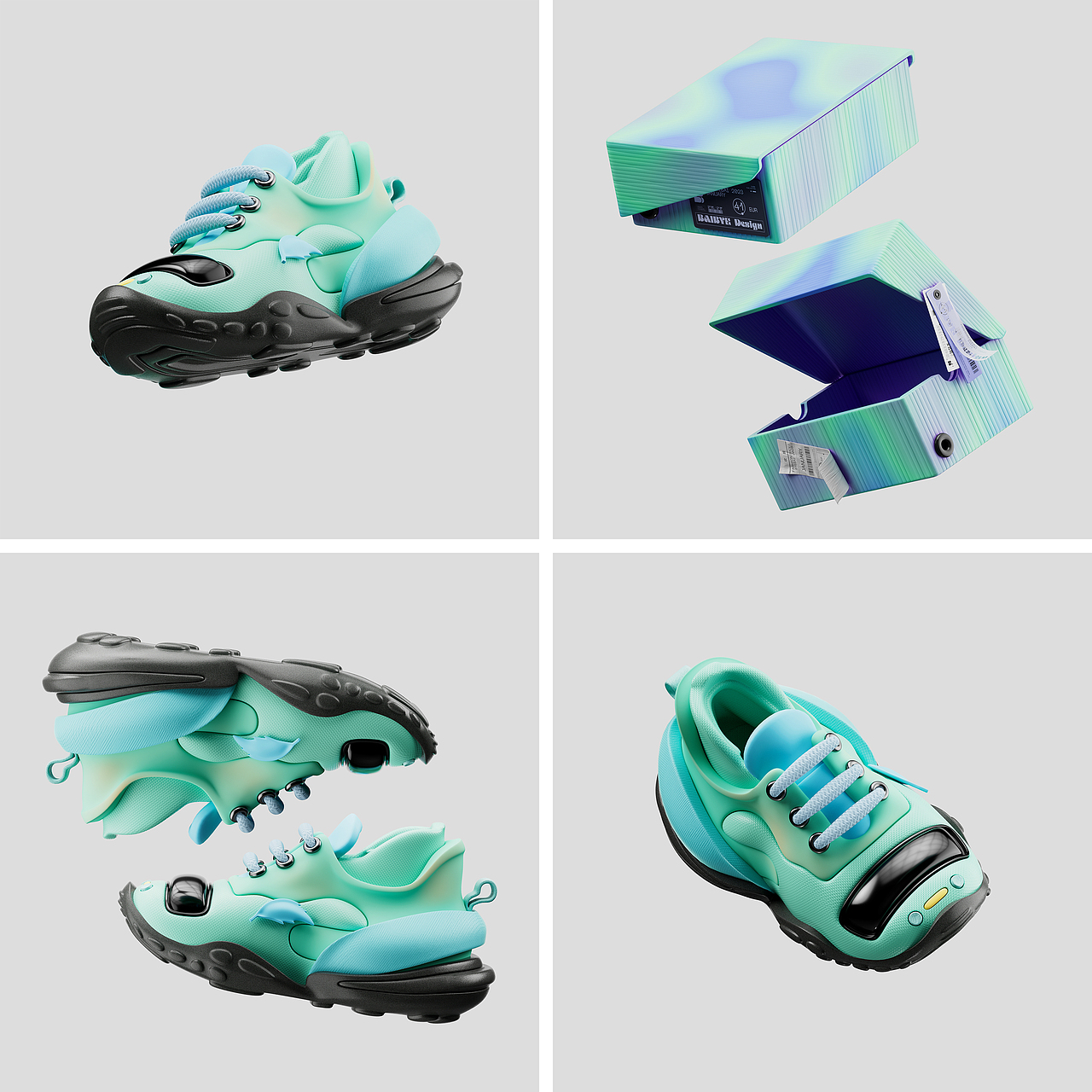 【青履】 | Young shoes（图ZMzI5OTI1NDA0） - 其他三维 - 站酷设计师柏白BYEBAI原创素材 - 站酷ZCOOL