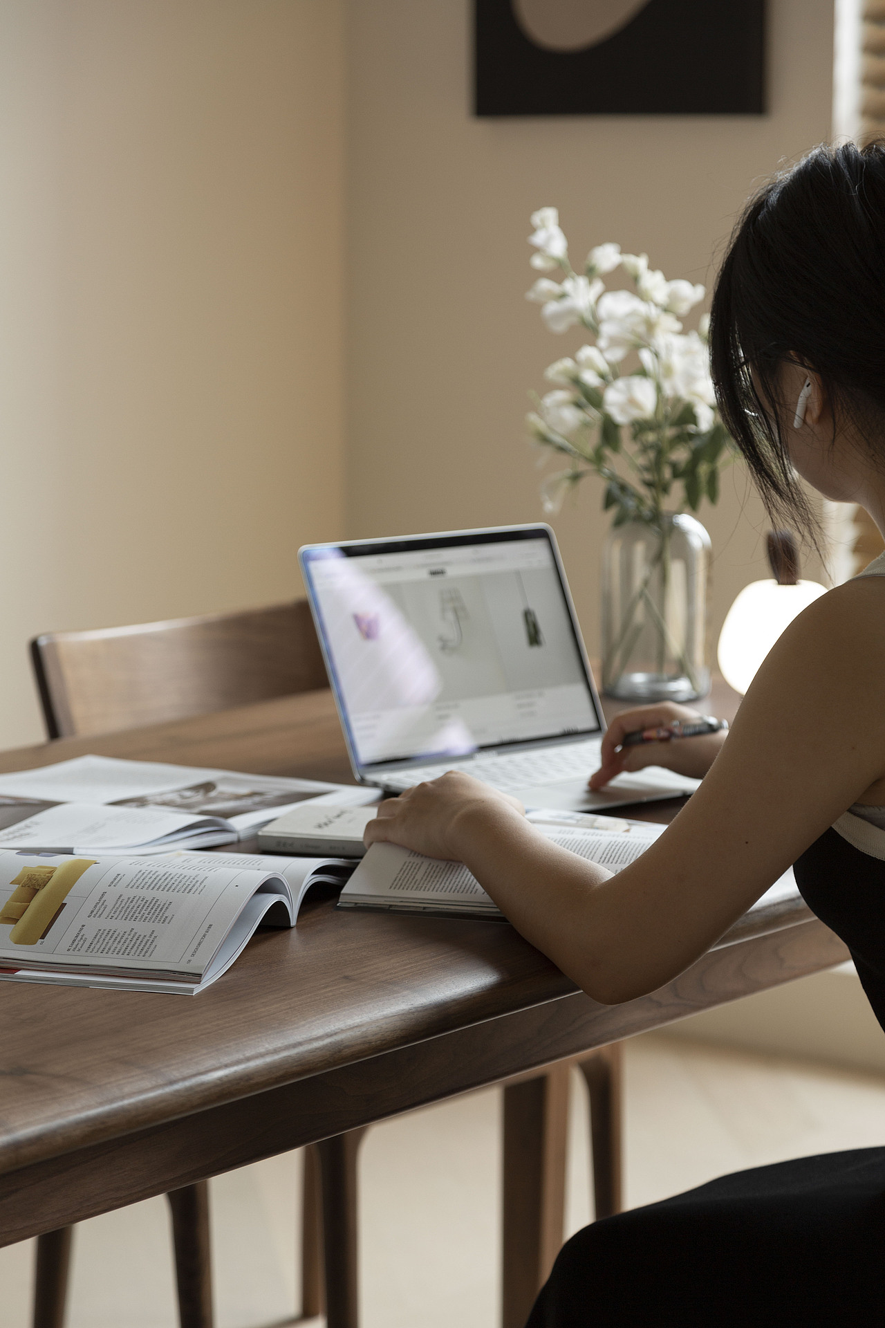 家具摄影-Urban season城市季节书桌产品 | 黑胡桃家具