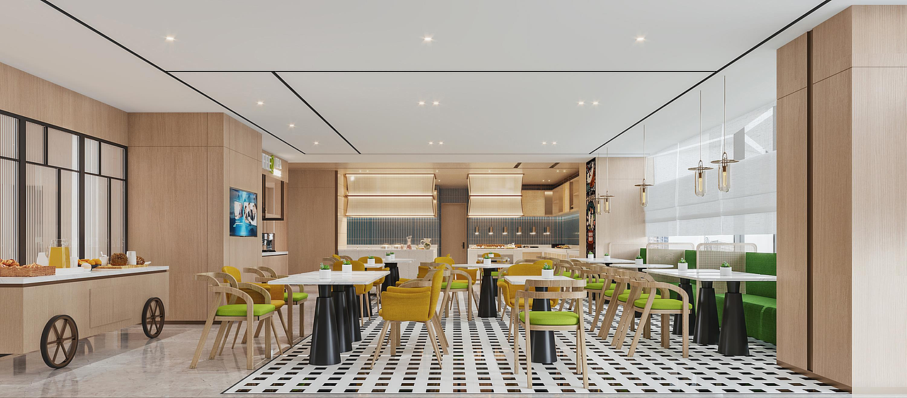 乐居由你-武汉青山希尔顿惠庭酒店（图ZMzMxNTE5MTY0） - 酒店餐饮设计 - 站酷设计师HCD华创组设计原创素材 - 站酷ZCOOL