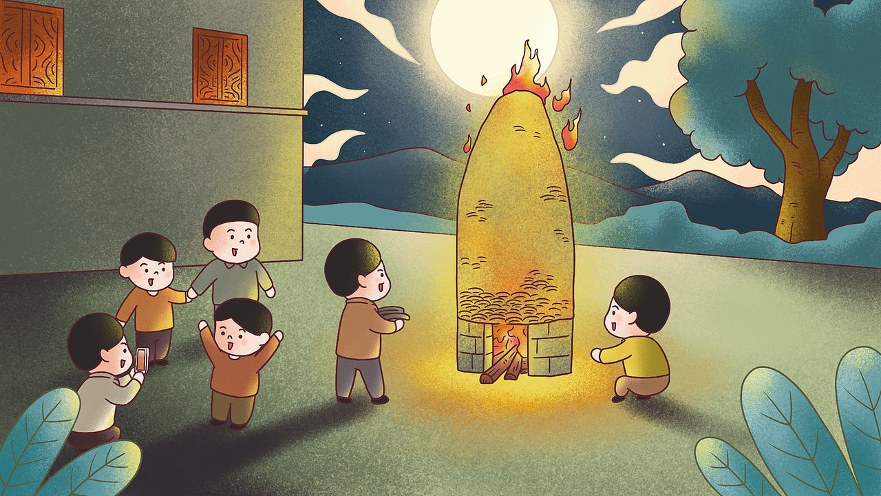 原创潮汕中秋商用插画（图ZMzE5NTUzNDEy） - 商业插画 - 站酷设计师zhouwoani原创素材 - 站酷ZCOOL