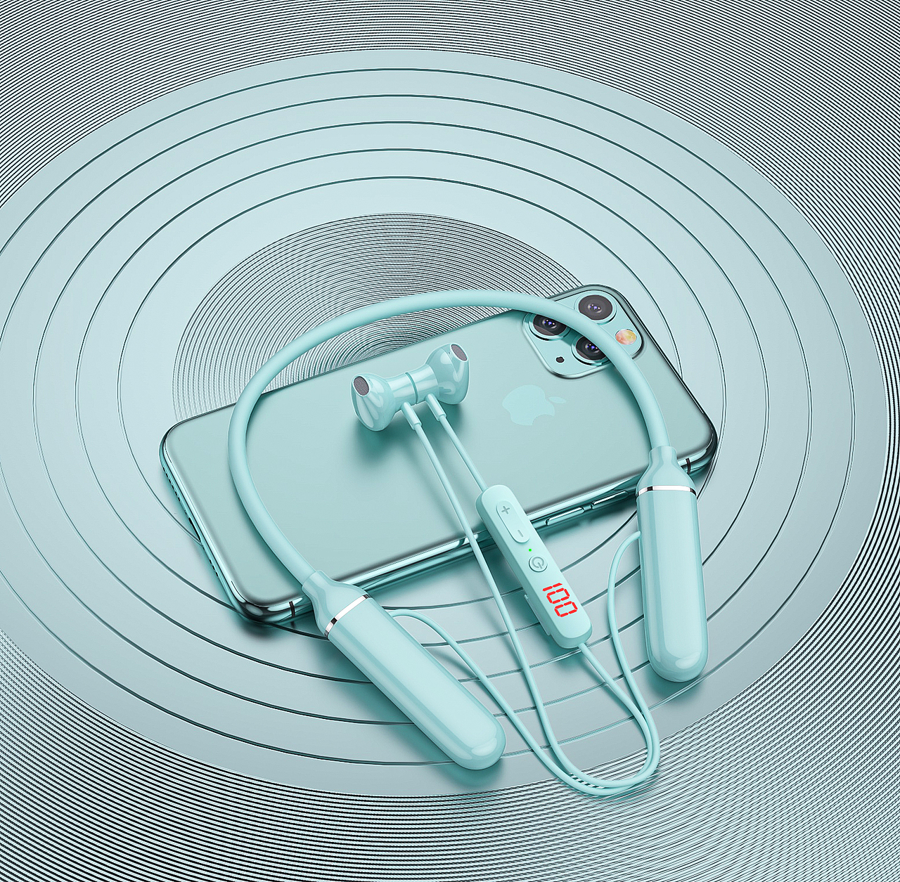 【产品建模渲染】蓝牙耳机/手持风扇