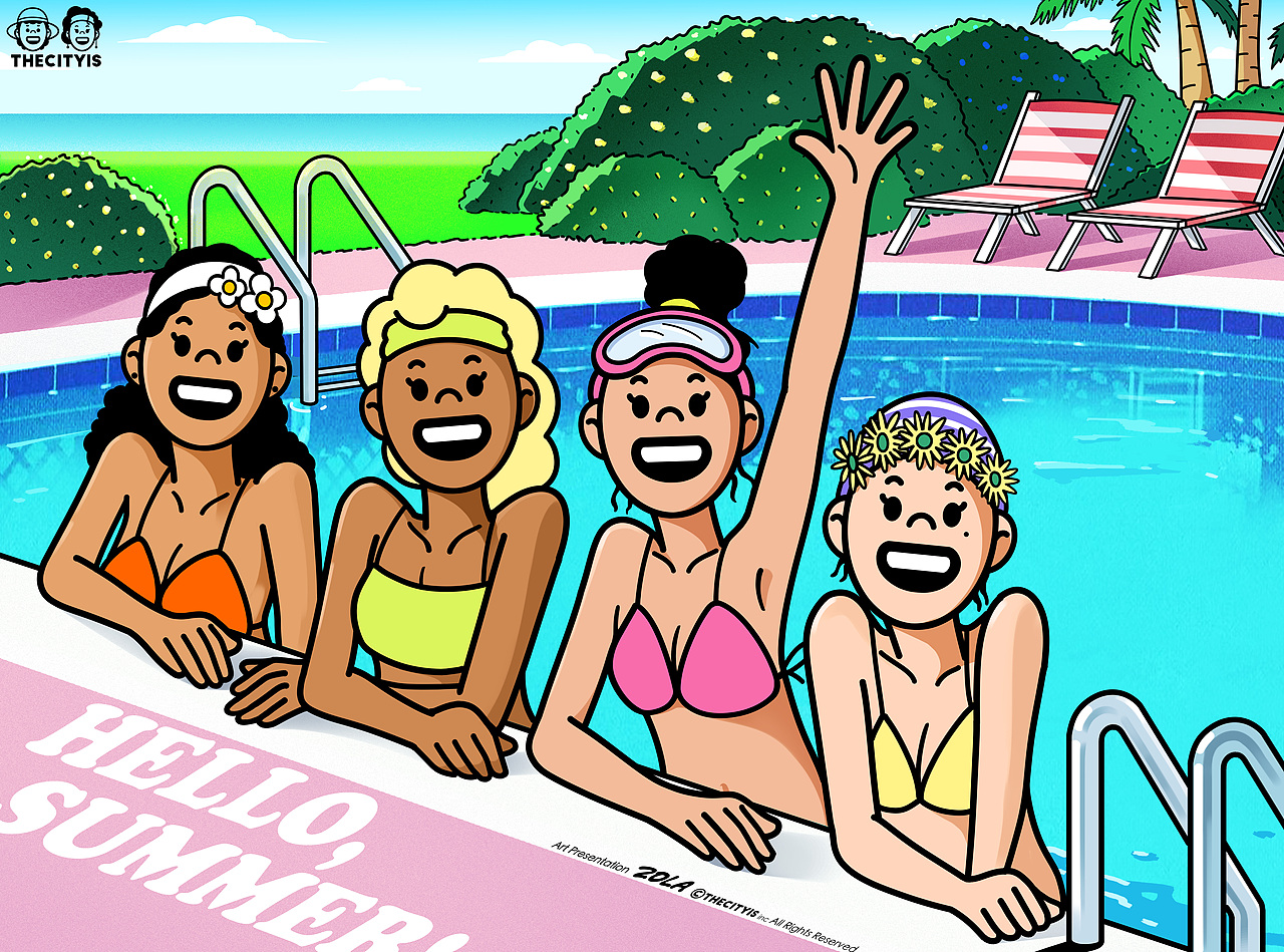 走出去，Let's Go Outside！（图ZMzMxNTU5NzAw） - 新锐潮流插画 - 站酷设计师佐拉Zola原创素材 - 站酷ZCOOL