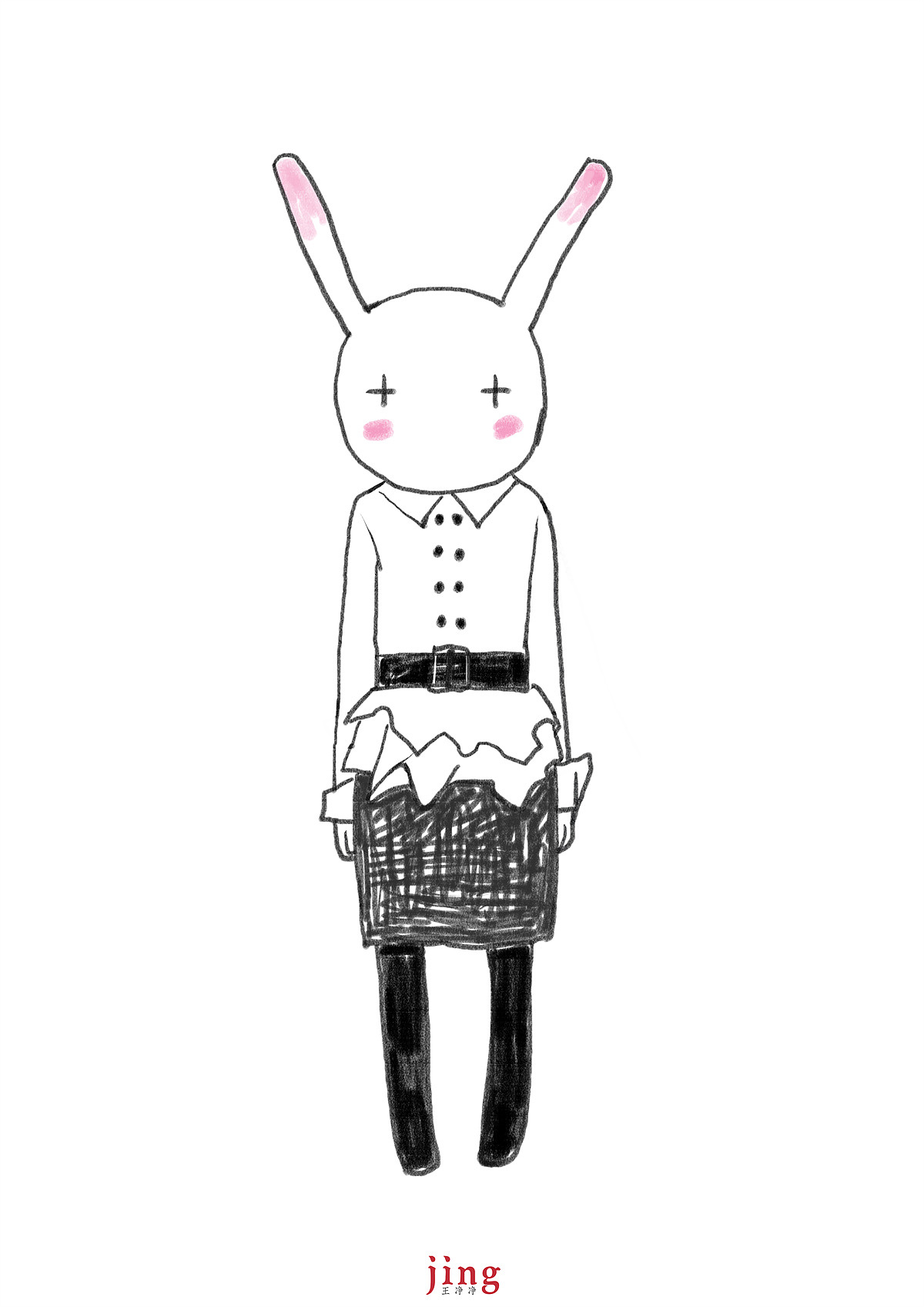 兔年插画-68幅艾玩兔服饰设计时尚插画（图ZMzExNTE5NDYw） - 创作习作 - 站酷设计师画儿晴天原创素材 - 站酷ZCOOL