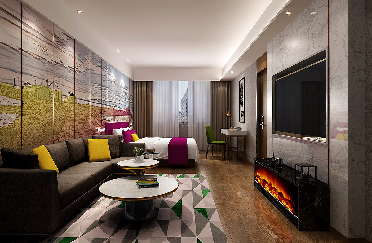 青海百和·铂雅城市酒店-昆明酒店设计公司|红专设计