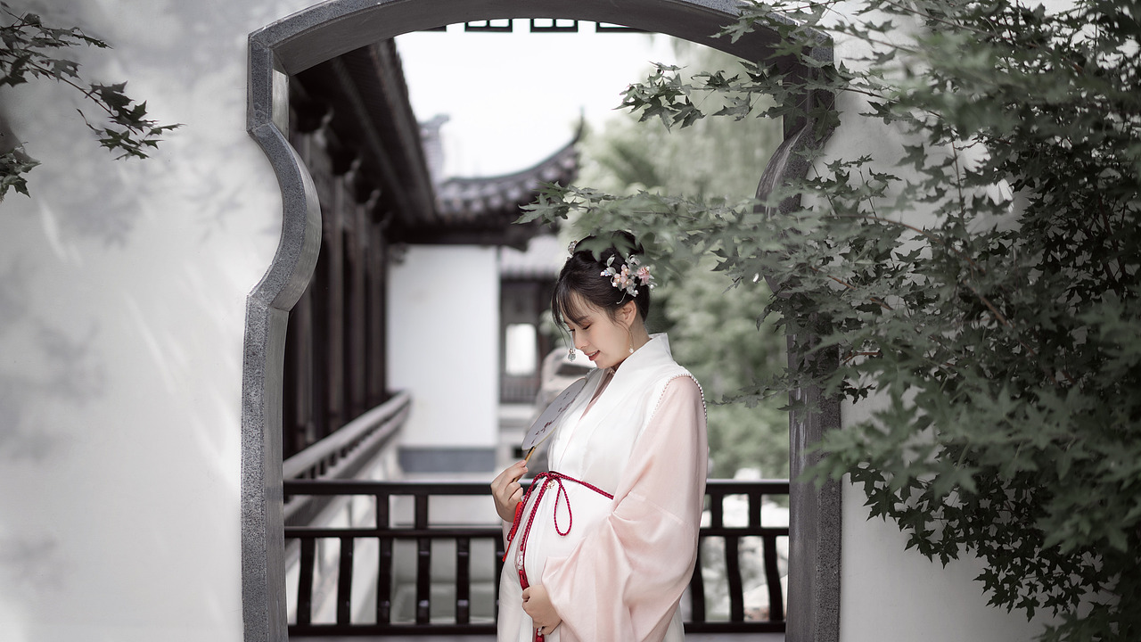 汉服孕照