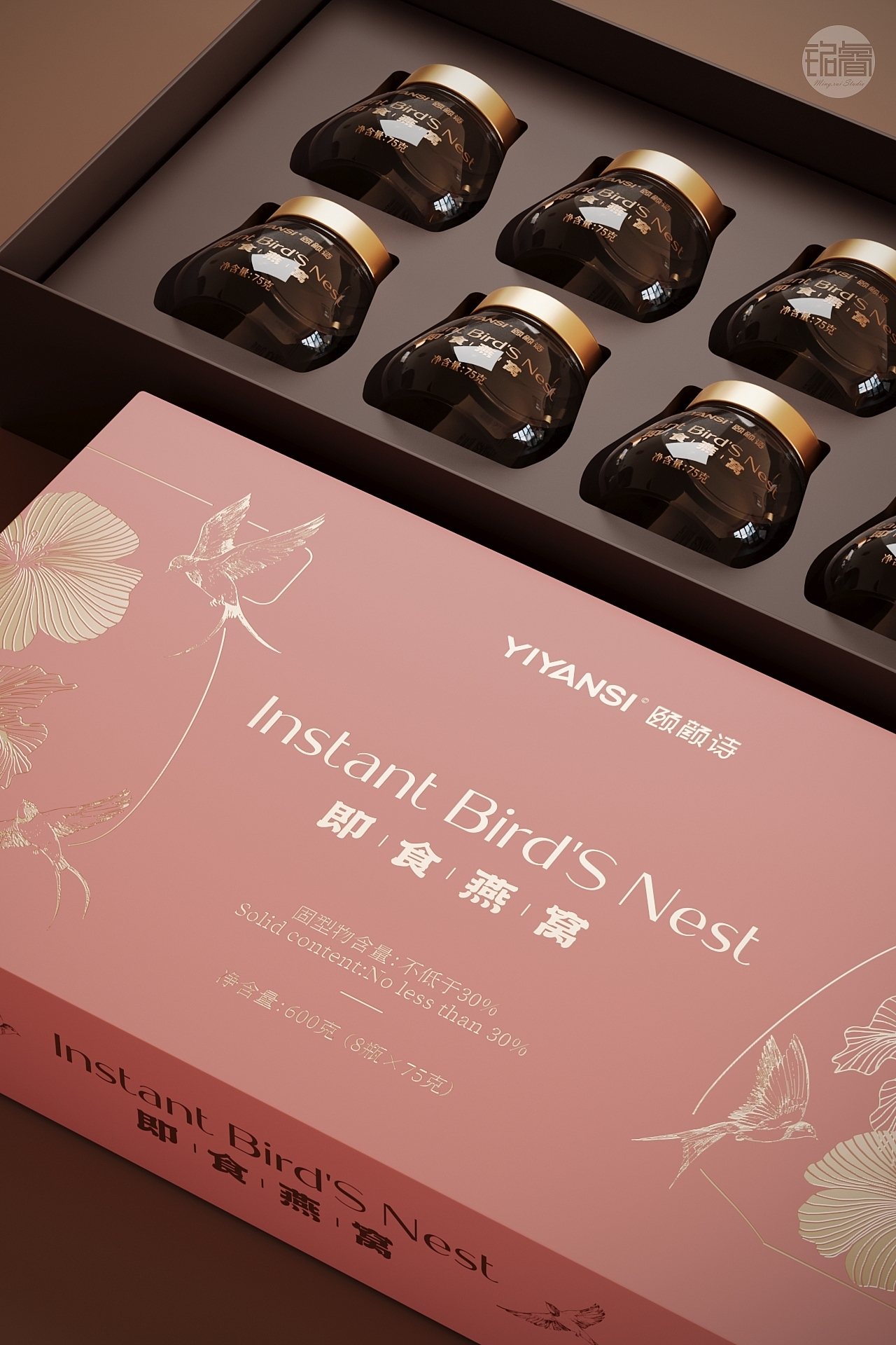 保健品包装设计 即食燕窝 包装设计©刘益铭原创作品