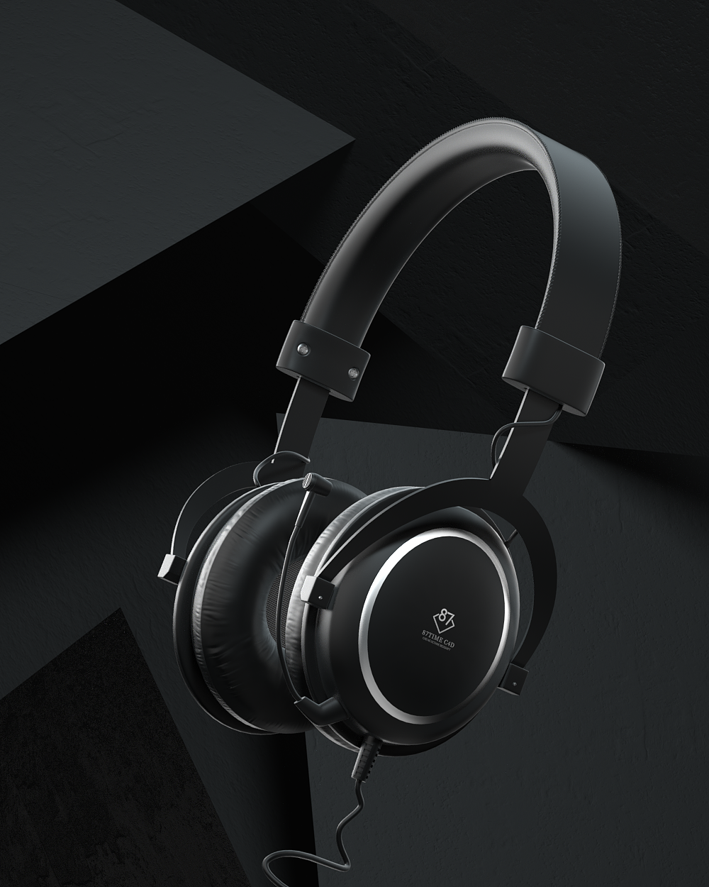 耳机三维产品Octane渲染