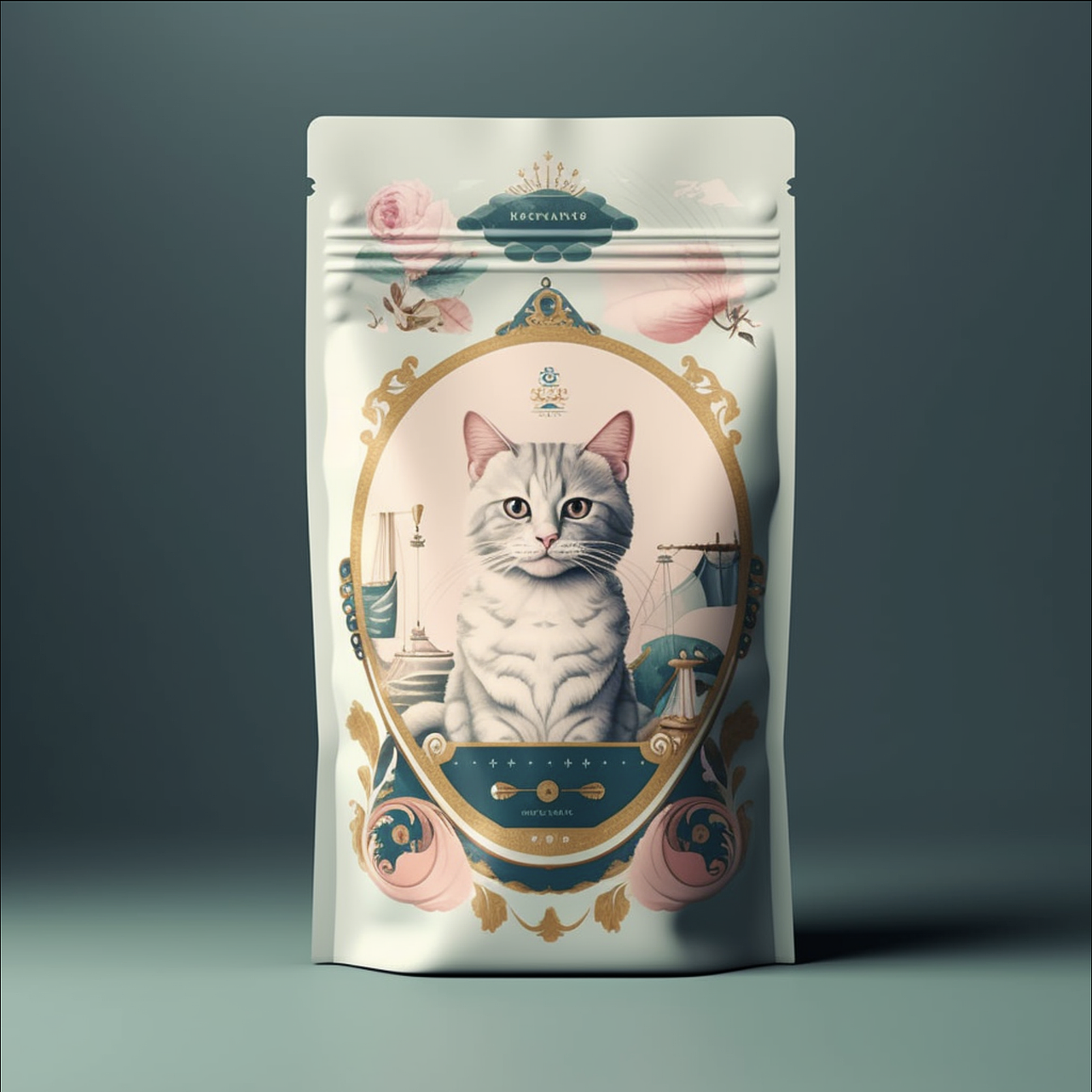 （个人设计）可爱贵族公主风格猫粮包装设计（图ZMzQyOTIyOTI4） - 包装 - 站酷设计师瓦力是你吗原创素材 - 站酷ZCOOL