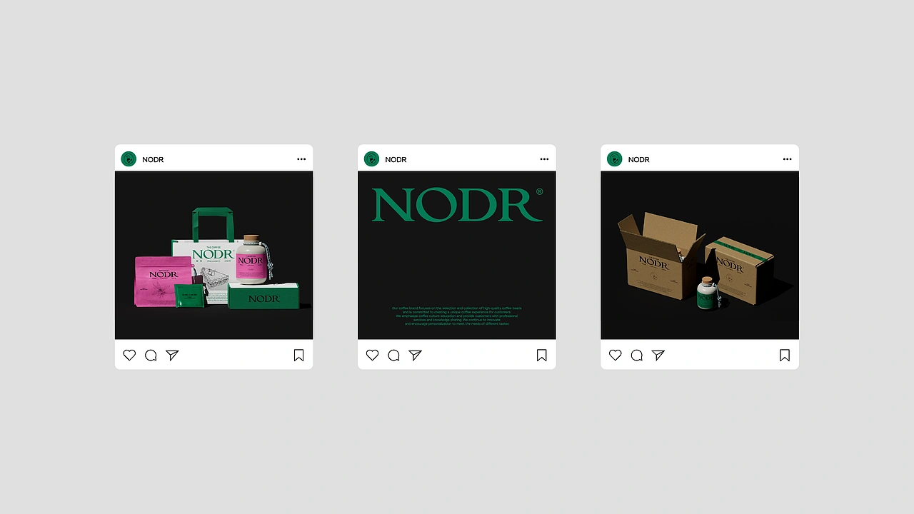 NODR COFFEE 品牌设计 | 奶茶 茶饮 咖啡品牌包装设计
