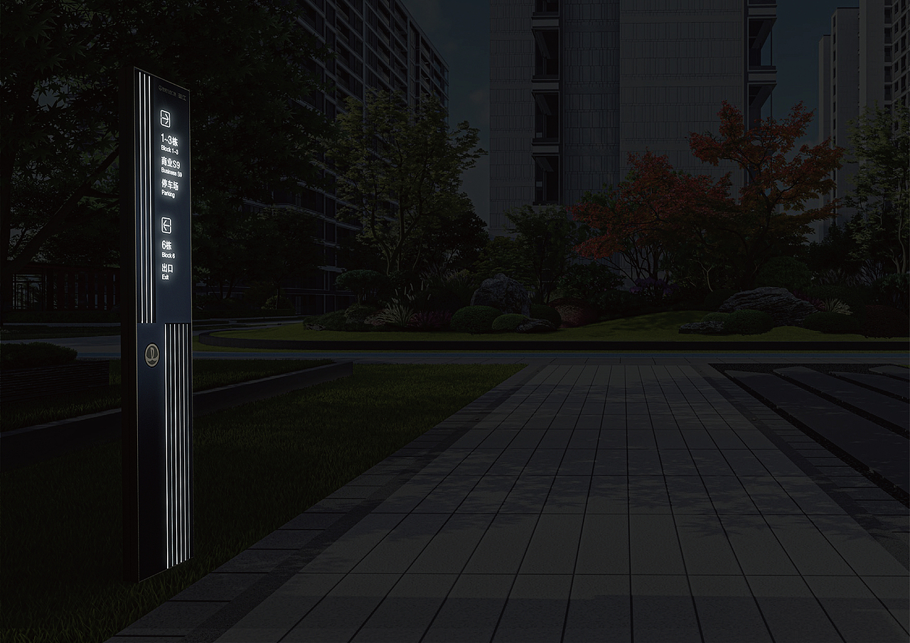 （武汉·新洲）万达·御江标识导视系统设计（图ZMzA3NDU2NTA0） - 其他三维 - 站酷设计师SEALONDESIGN原创素材 - 站酷ZCOOL