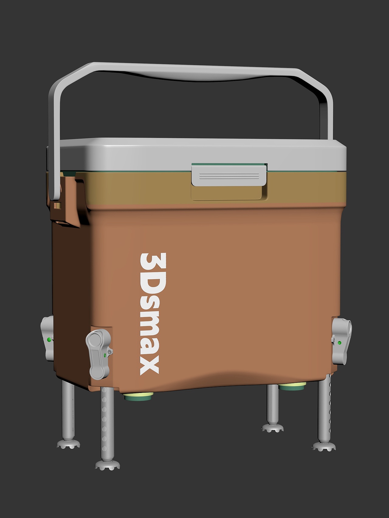 渔具工具箱3D建模