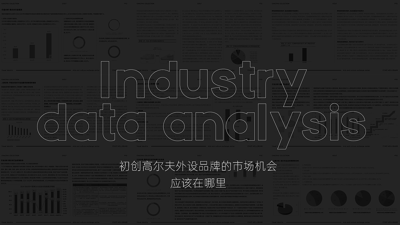 潮流风格高尔夫品类-品牌视觉+IP形象设计