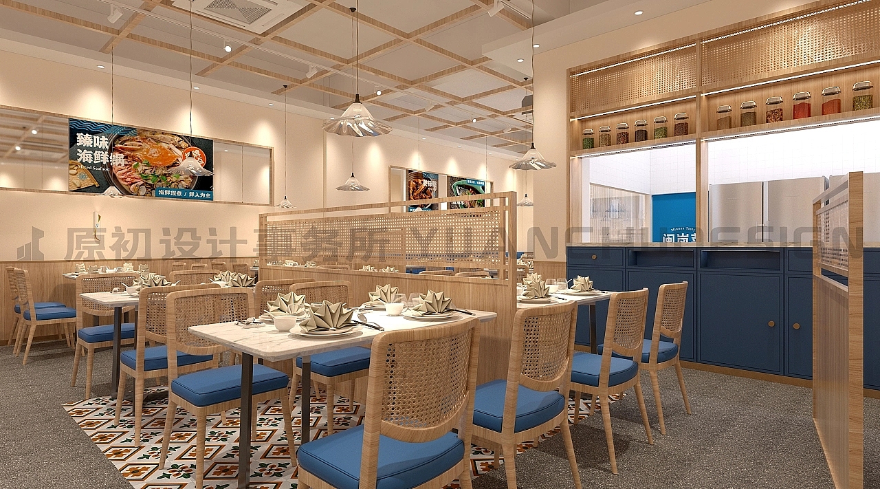 厦门 店面装修室内空间餐厅设计 闽南海鲜锅民间农家菜（图ZMzU4NTU0NjA0） - 酒店餐饮设计 - 站酷设计师葉文濤VictorYeh原创素材 - 站酷ZCOOL