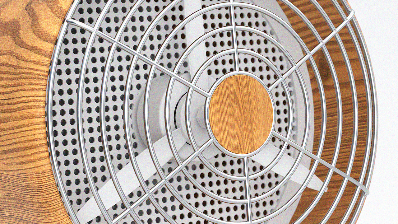 “竹韵清风”日用风扇设计