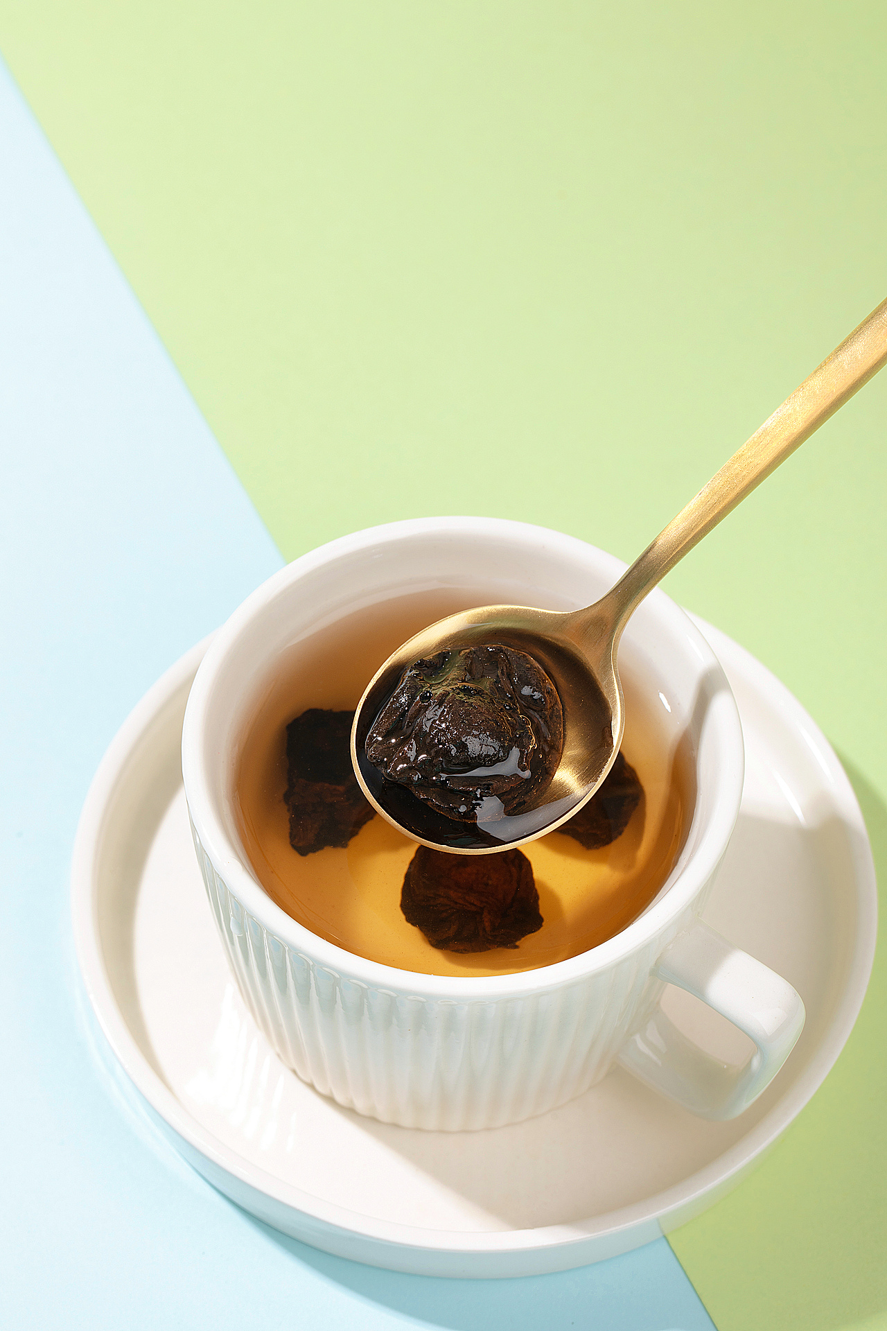 古道湿茶 红枣 乌梅 养生茶 滋补品中药材摄影