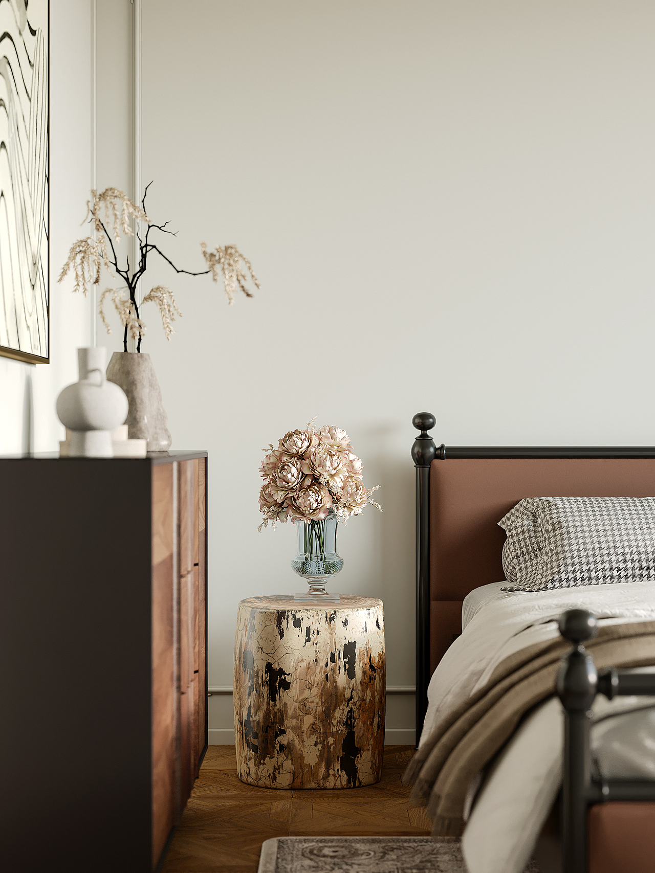 现代复古风格效果图表现（图ZMzQwMjUxNjUy） - 家装设计 - 站酷设计师呜叽唛叽原创素材 - 站酷ZCOOL