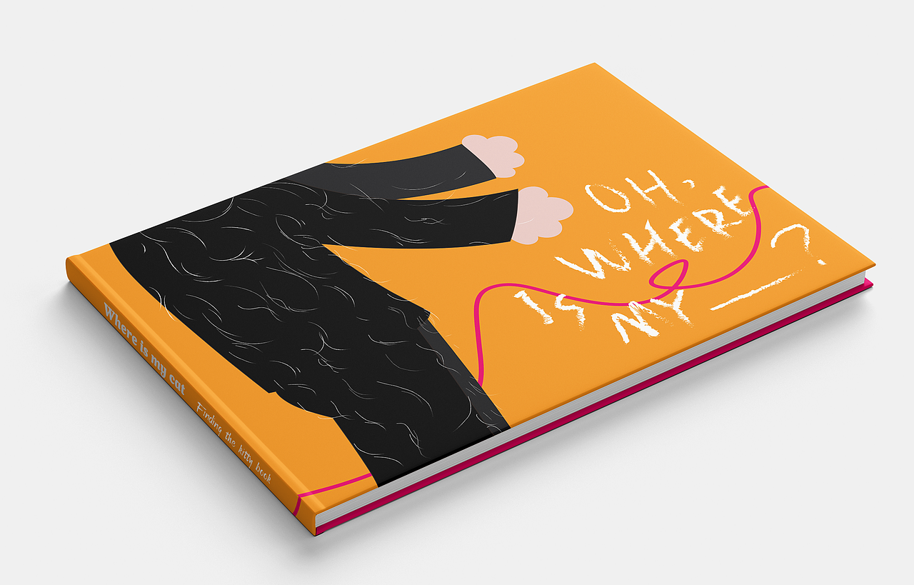 插画绘本设计 Where is my cat?