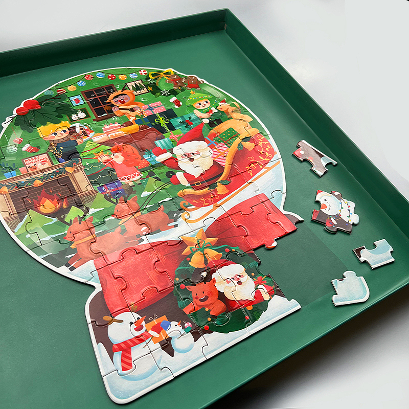 GOOBUDDY圣诞拼图（图ZMzE2NTA4NzA0） - 儿童插画 - 站酷设计师BANBAM班班原创素材 - 站酷ZCOOL