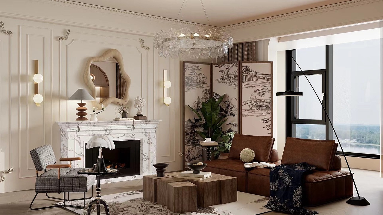 法式复古 混搭（图ZMzY2NDY5NDEy） - 家装设计 - 站酷设计师王慧婷室内设计原创素材 - 站酷ZCOOL