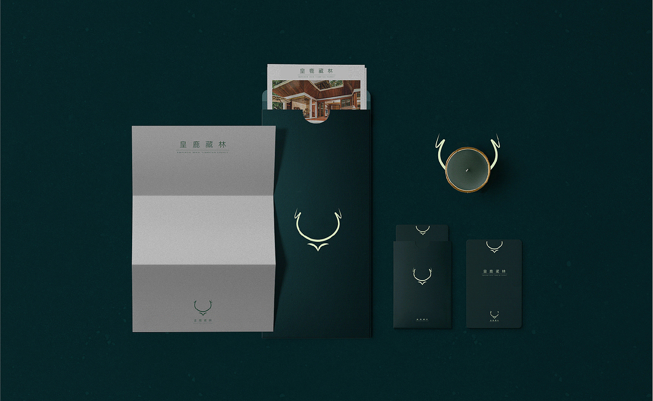 《皇鹿藏林》LOGO提案（图ZMzA2NDAzMDk2） - 品牌 - 站酷设计师看的见我麻设计屋原创素材 - 站酷ZCOOL