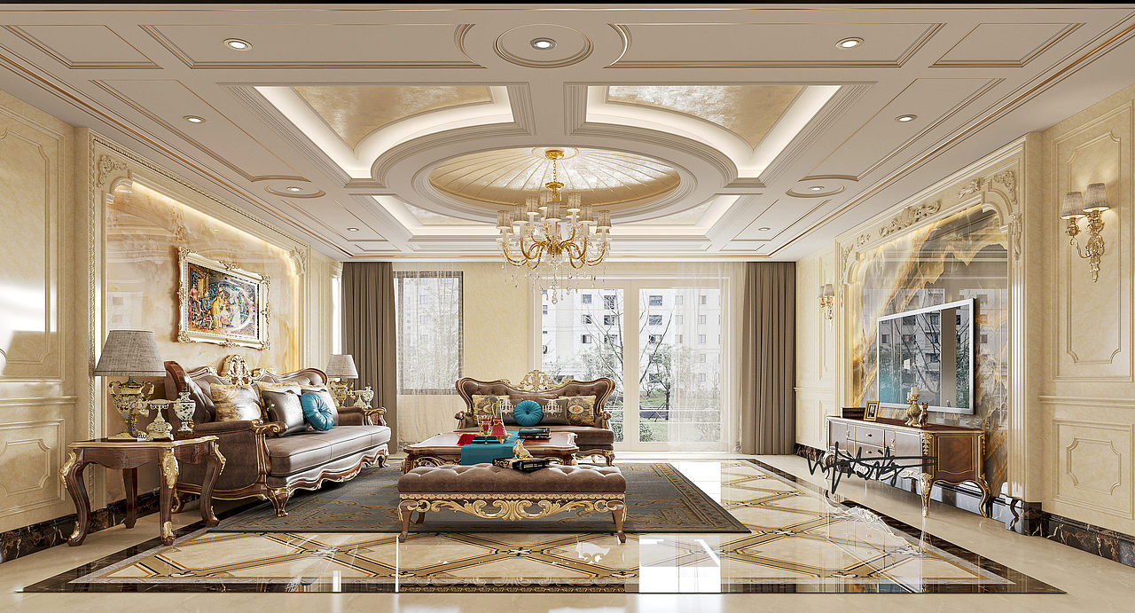 美式别墅设计|沉稳与大气的美式之家