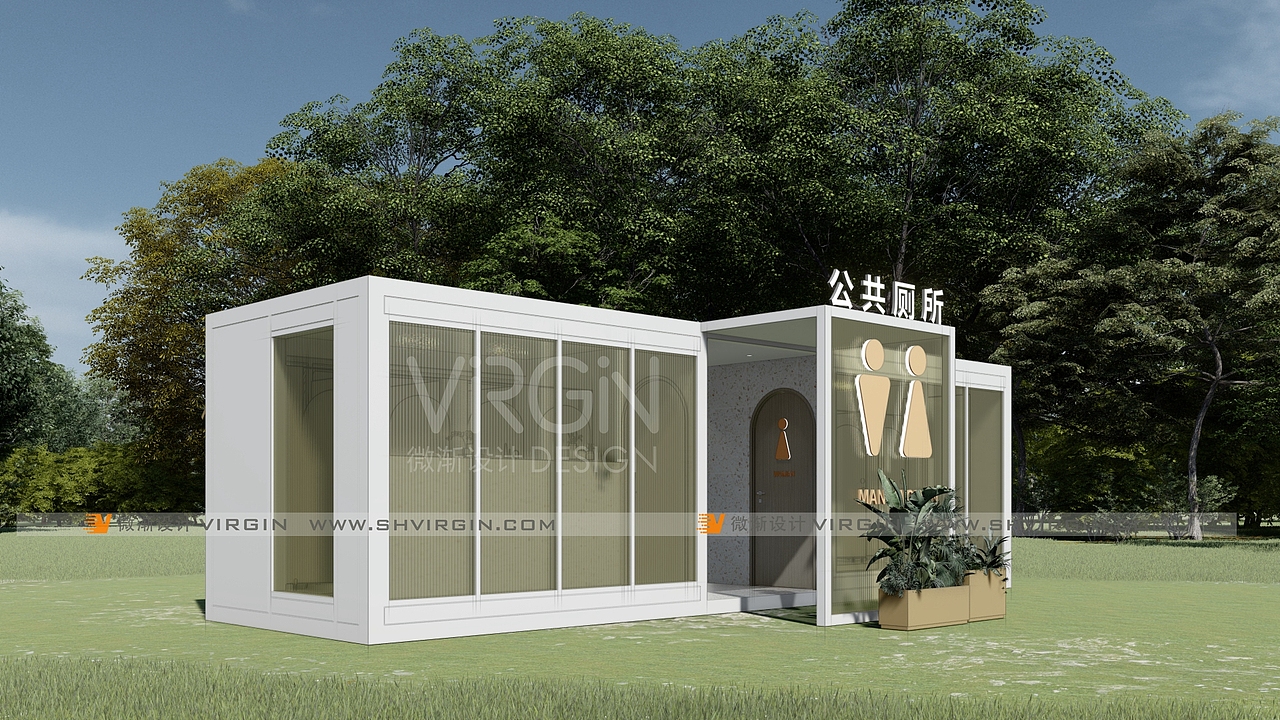 集装箱洗手间| 集装箱卫生间| 公共卫生间|市政配套（图ZMzQ5MDkxNDY4） - 建筑设计 - 站酷设计师微渐ViRGin原创素材 - 站酷ZCOOL