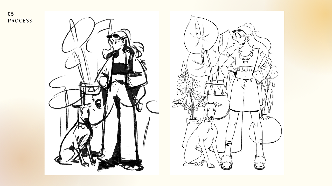 小狗系列插画（图ZMzE3MjU5NTQ4） - 创作习作 - 站酷设计师李坨坨_ATUO原创素材 - 站酷ZCOOL