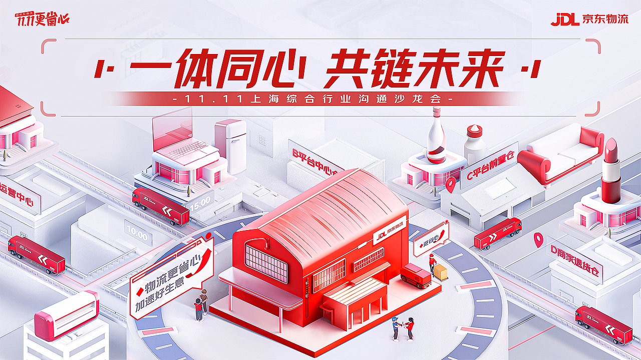 京东物流B端会议视觉设计（图ZMzYzNzg1MjYw） - 其他三维 - 站酷设计师醒醒的日出原创素材 - 站酷ZCOOL