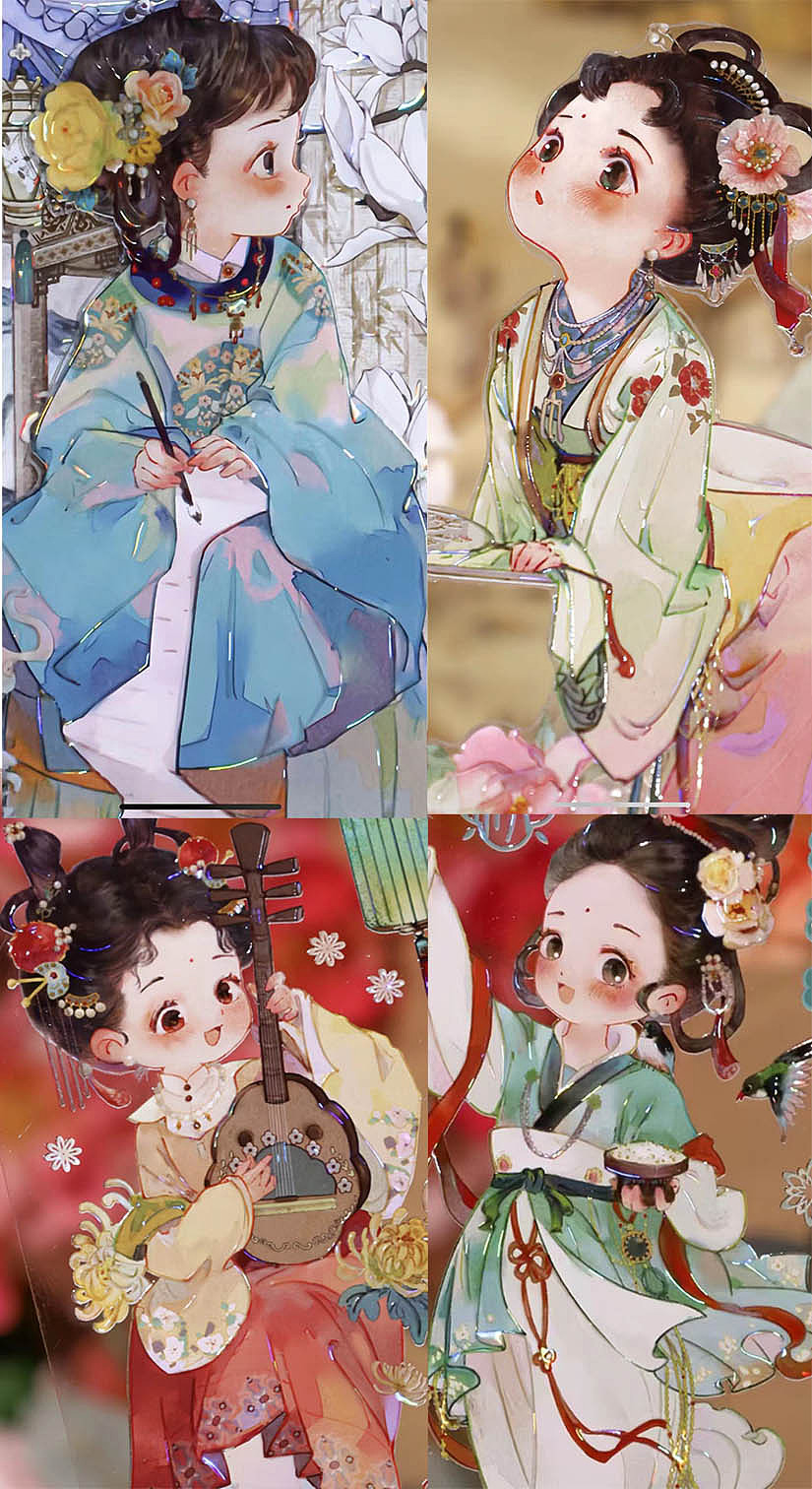 实物采用贝壳光,非常精美。