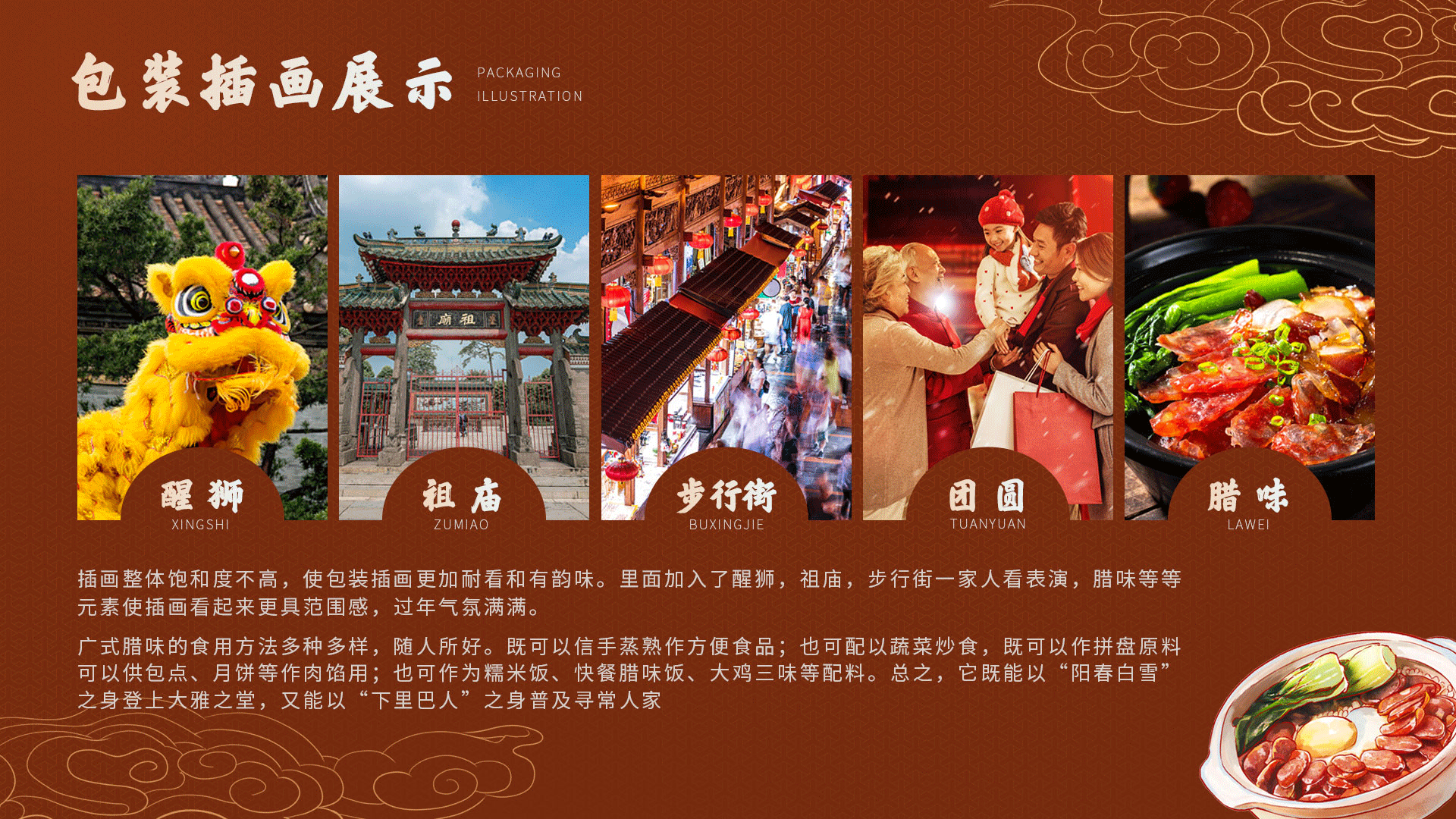 广式腊味礼盒插画 喜迎新春（图ZMzI3MjQxOTAw） - 商业插画 - 站酷设计师然然23原创素材 - 站酷ZCOOL