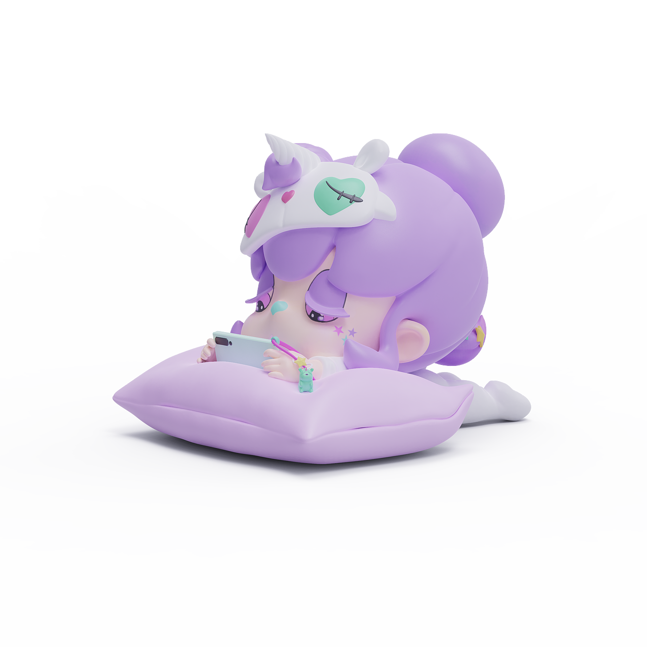 潮玩IP设计丨SLEEPIE眼罩妹御宅-限量款大娃（图ZMzEyODQ4NjI4） - 玩具 - 站酷设计师森虹设计原创素材 - 站酷ZCOOL