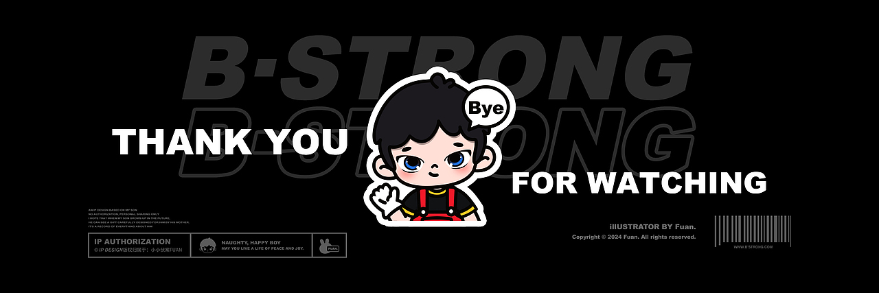 原创IP | BABY STRONG DESIGN 时尚男孩IP形象设计