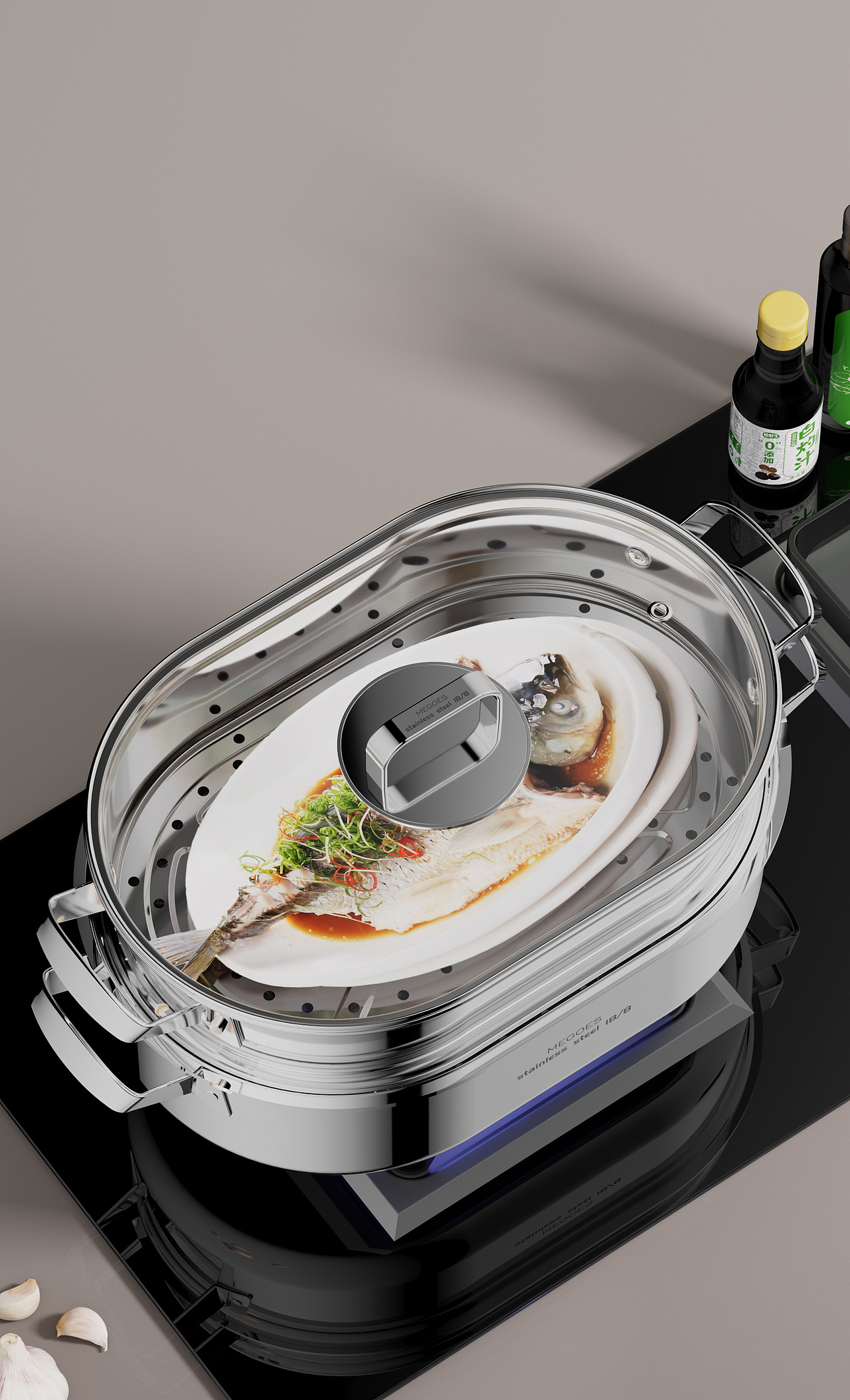 电商设计 | 详情页渲染整理不锈钢锅（图ZMzQ4MDIyOTk2） - 电商 - 站酷设计师PeaceJooy原创素材 - 站酷ZCOOL