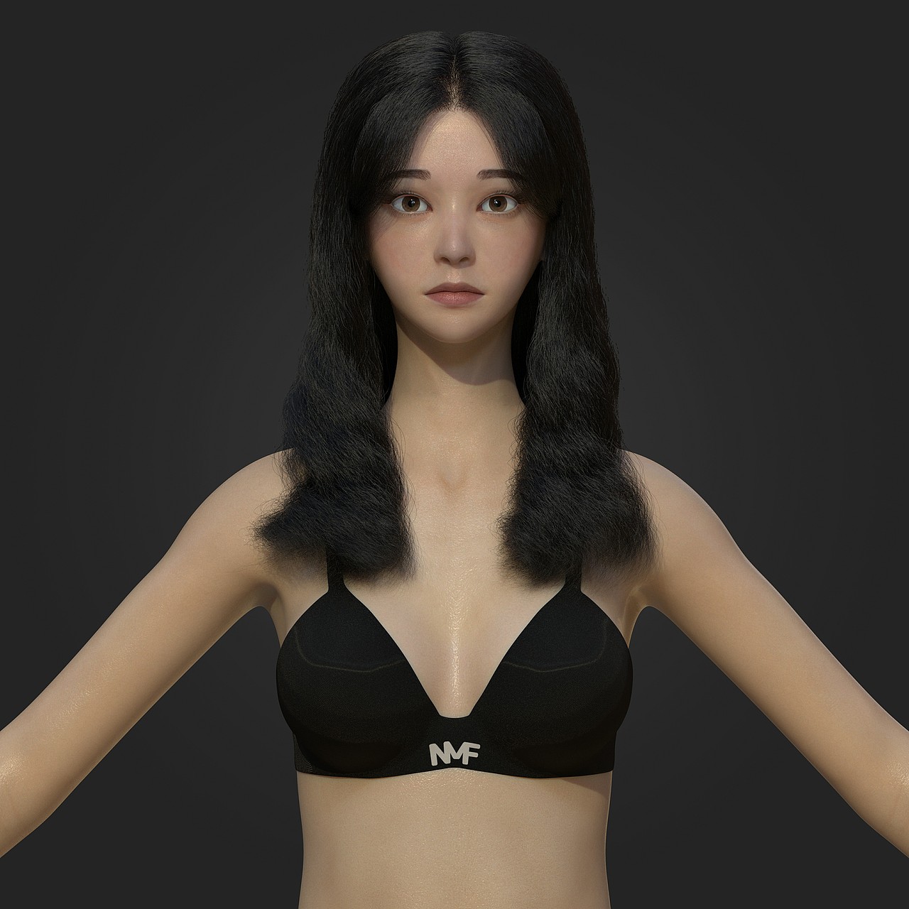 个人虚拟CG角色作品