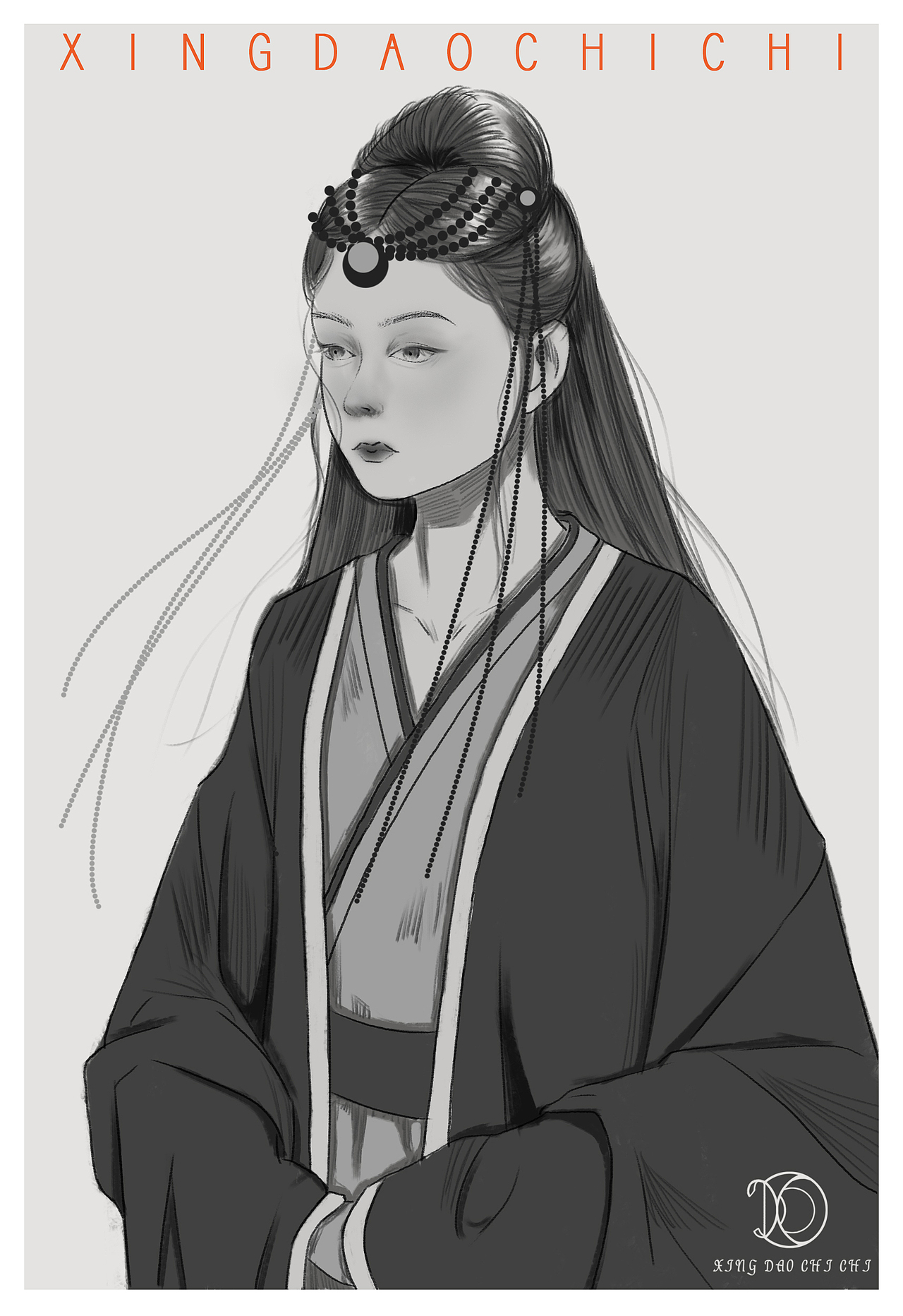 画师繁星2.0——第一周/第三期（国漫风头像）（图ZMzQ1MjM1MDQw） - 艺术插画 - 站酷设计师行道池池原创素材 - 站酷ZCOOL