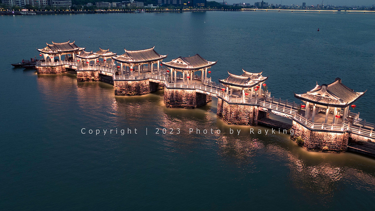 潮州古城的广济桥和广济楼（图ZMzQwMzg1NzEy） - 风光摄影 - 站酷设计师金钻子原创素材 - 站酷ZCOOL