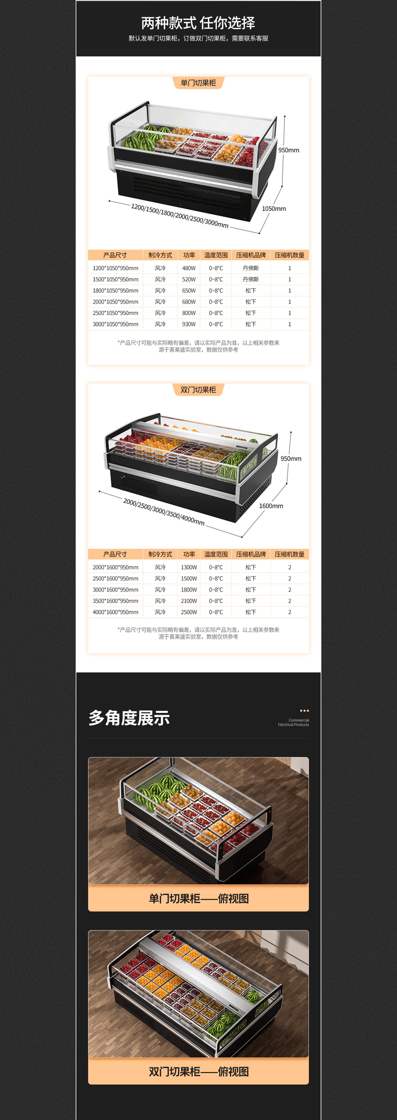 NUOREN~鲜肉柜/果切柜详情