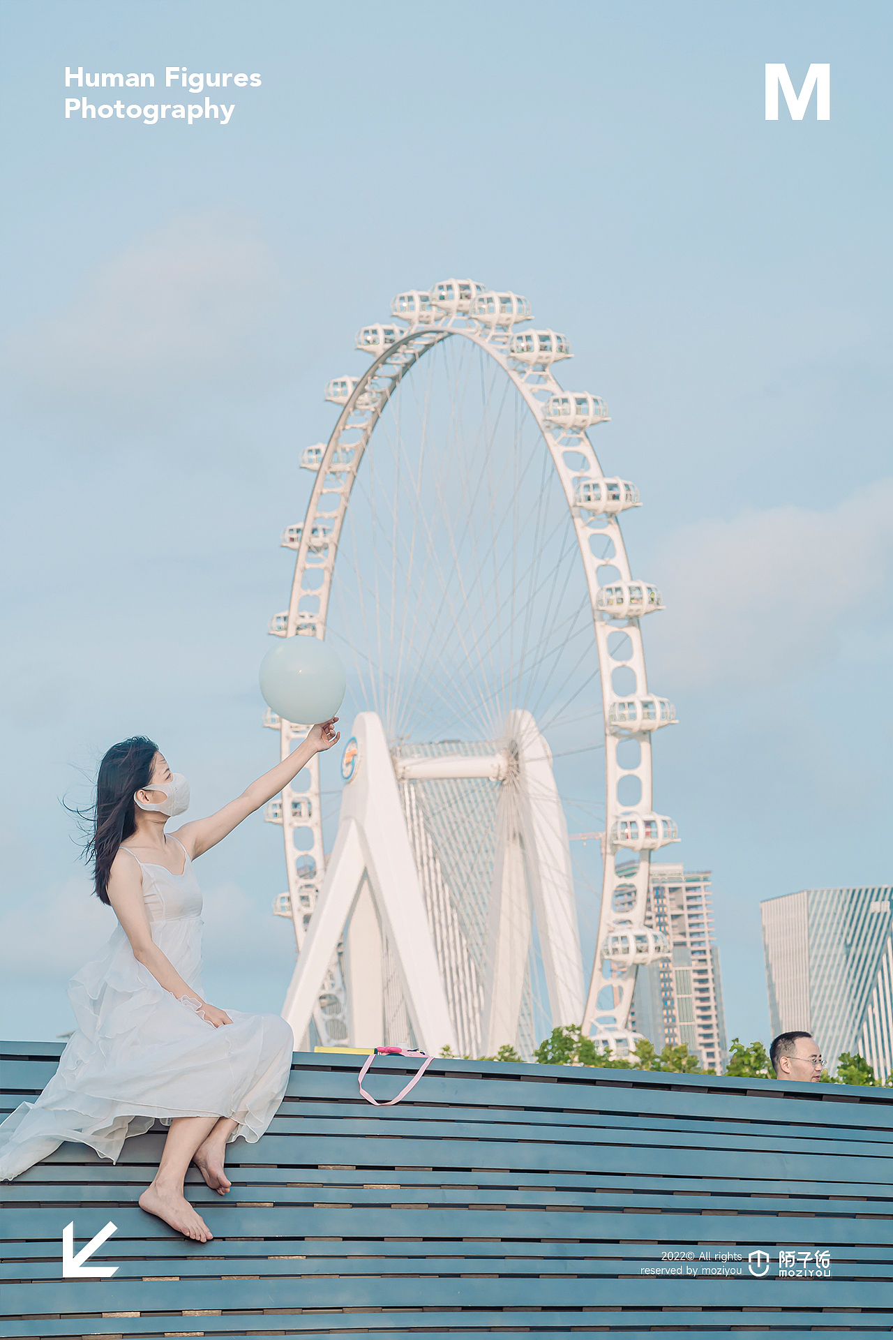 小清新摩天轮人像