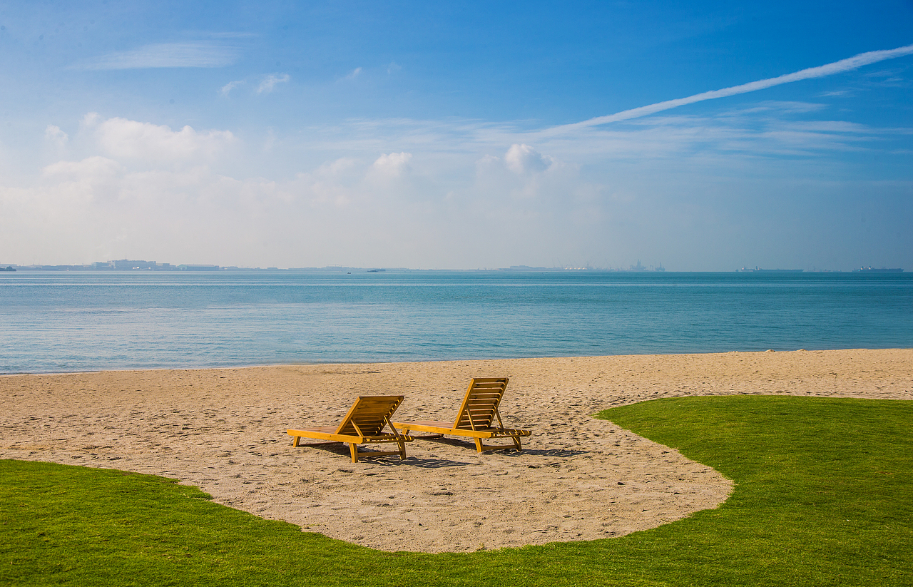 空间摄影｜海景项目园林展示区