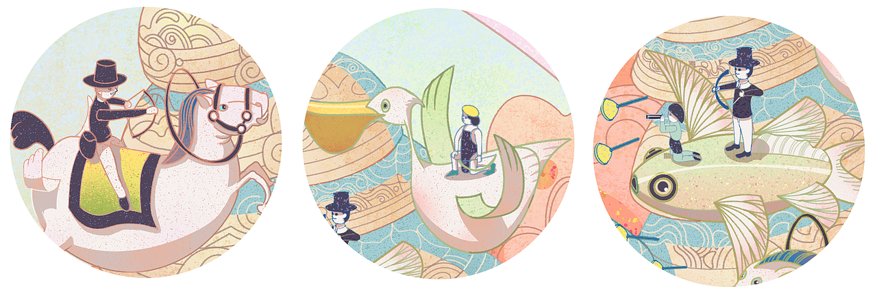 儿童节原创插画（图ZMzI4ODI4NzEy） - 商业插画 - 站酷设计师StudentSong原创素材 - 站酷ZCOOL