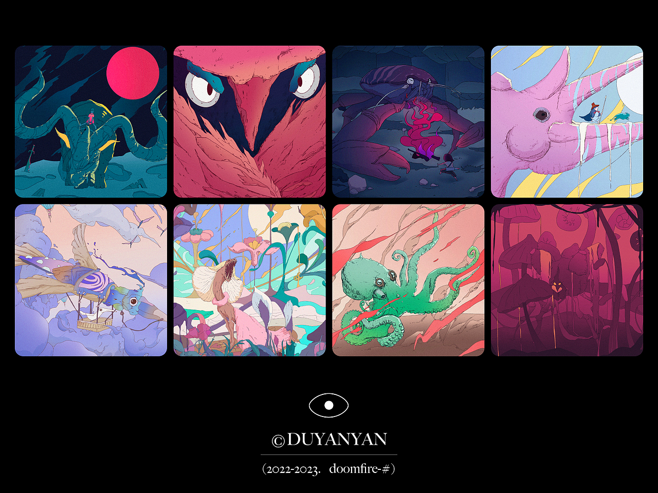 光怪陆离 - 2（图ZMzQ0MDUyOTI4） - 艺术插画 - 站酷设计师独眼眼原创素材 - 站酷ZCOOL