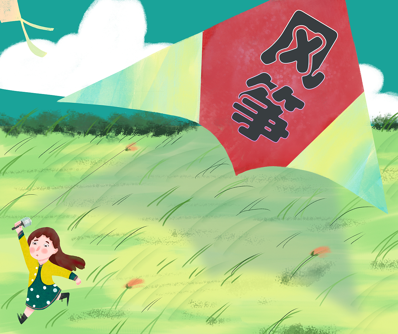 近期的儿童插画稿子