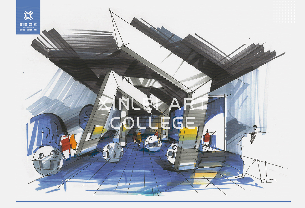 展示陈列设计手绘/科普展示设计手绘