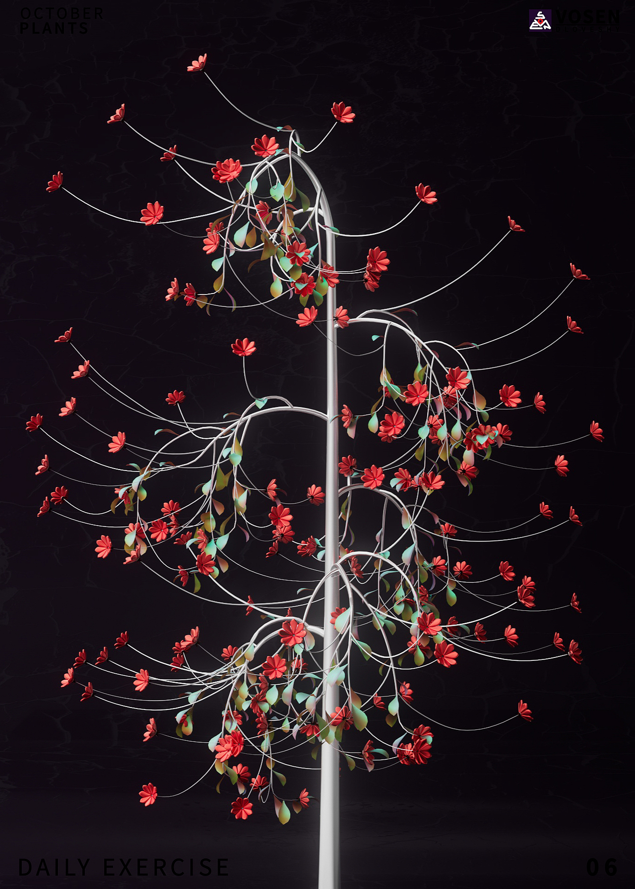 【布料/植物】十月主题日练