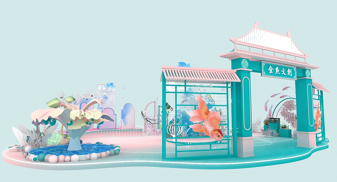 金鱼文创（图ZMzI1NDE5OTQ0） - 场景 - 站酷设计师治术艺空原创素材 - 站酷ZCOOL