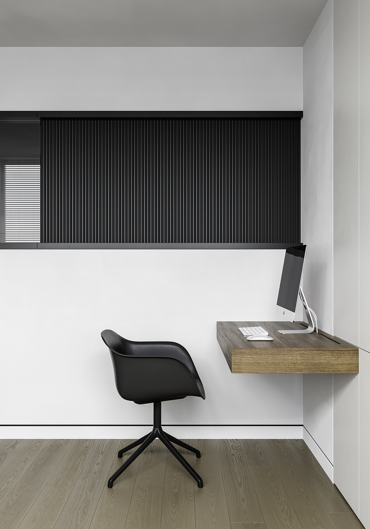 现代黑白客餐厅